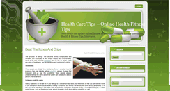 Desktop Screenshot of healthtips.blogliterature.org